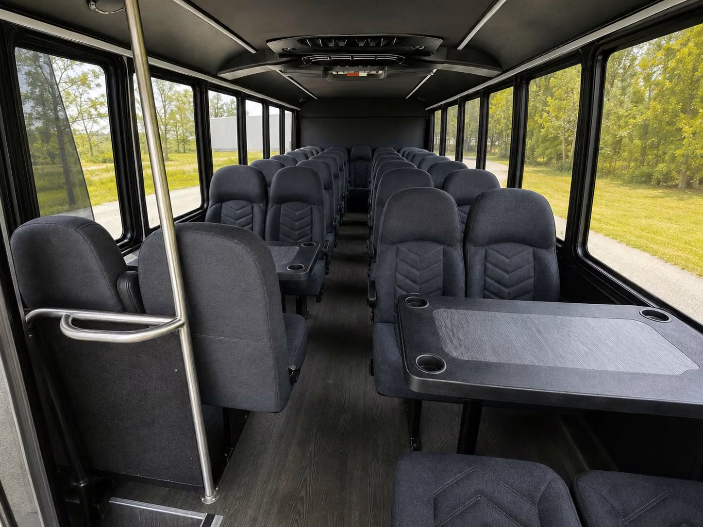 15 passenger minibus inside