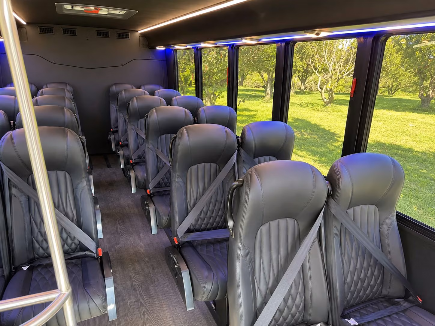 20 passenger minibus inside