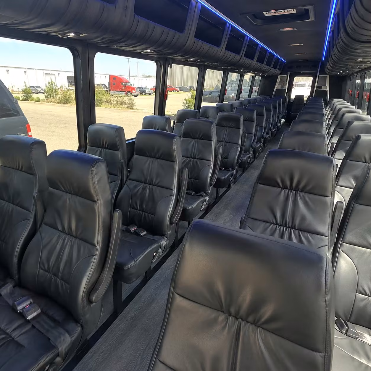 25 passenger minibus inside